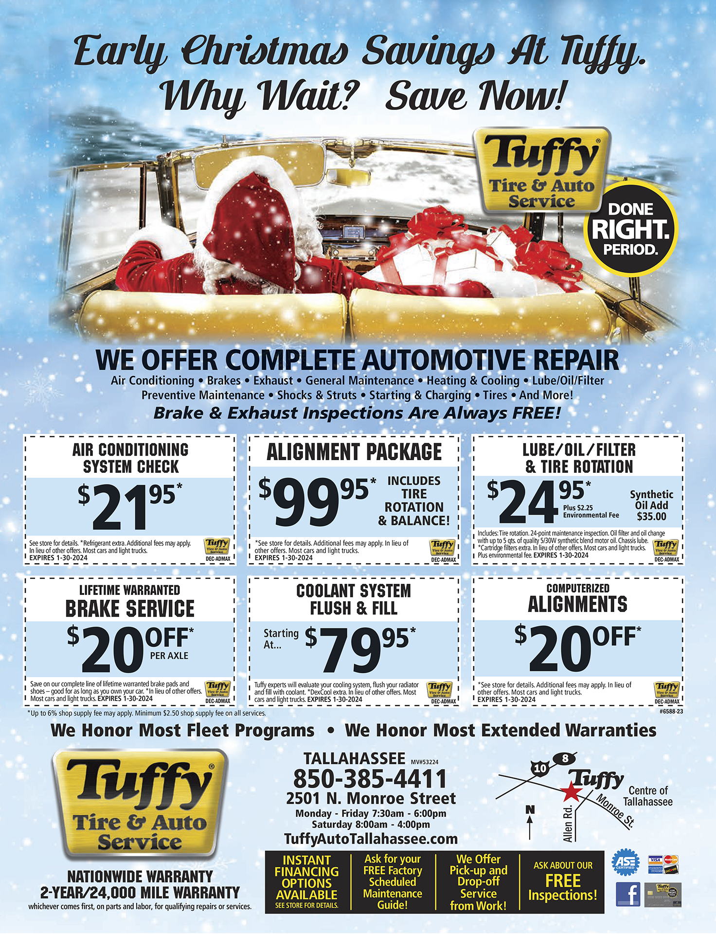 Tuffy Tire & Auto Service AD/MAX Coupons